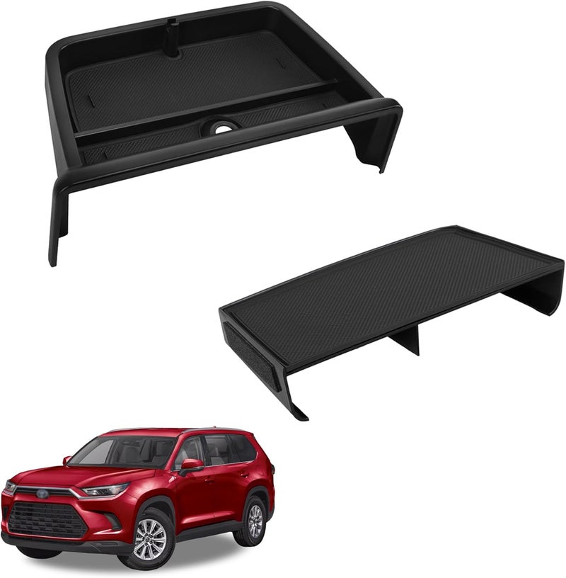 Sinminou Center Console Organizer Compatible with 2023-2025 2026 Toyota Grand Highlander Interior Accessories, Console Organizer Tray ＆ Dash Holder Storage Box Insert Tray with Sunglasses Holder - Image 1
